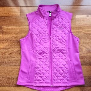 Fila Women's Pink Quilted Vest / Size Medium / New Without Tags